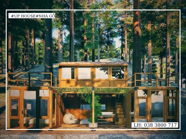 nhà gỗ thông minh