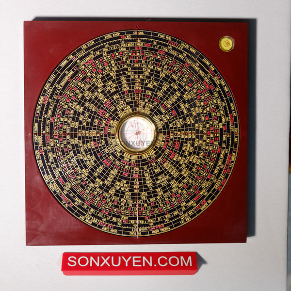 La kinh gỗ tiếng Việt vuông 21 cm, 22 tầng