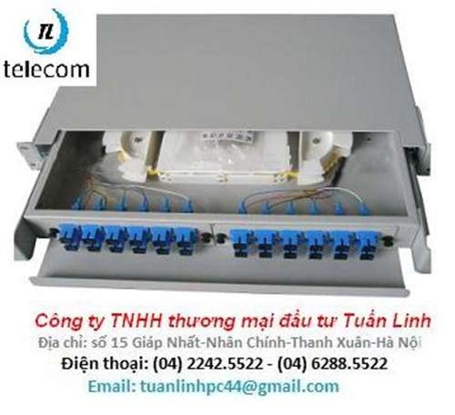 Giá phối quang 19'' 24 core (dạng trượt)