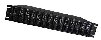 16 slots rack mount ethernet media converter