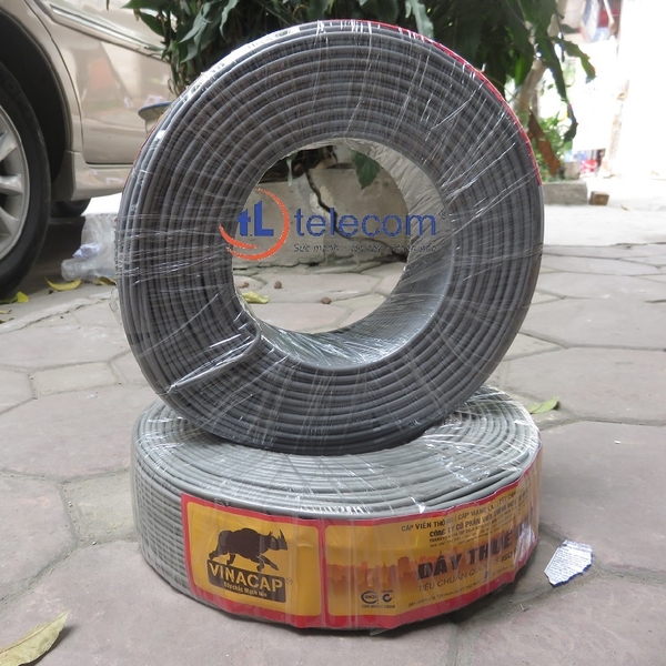 Dây cáp điện thoại 4 đôi 8 lõi 4x2x0.5 (Trong nhà) VINACAP