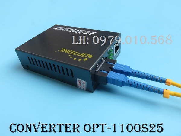 Converter quang điện Singlemode 100M OPT-1100S25