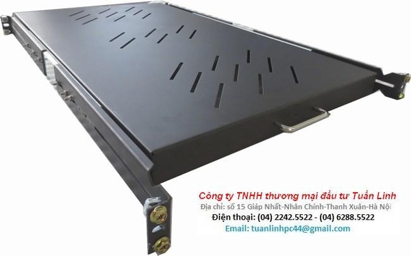 Khay trượt tủ mạng sâu 600, 800, 1000