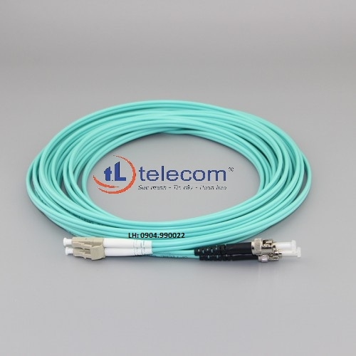 Dây cáp nhảy quang LC to ST, Multimode, Duplex OM3 tltelecom 9/125