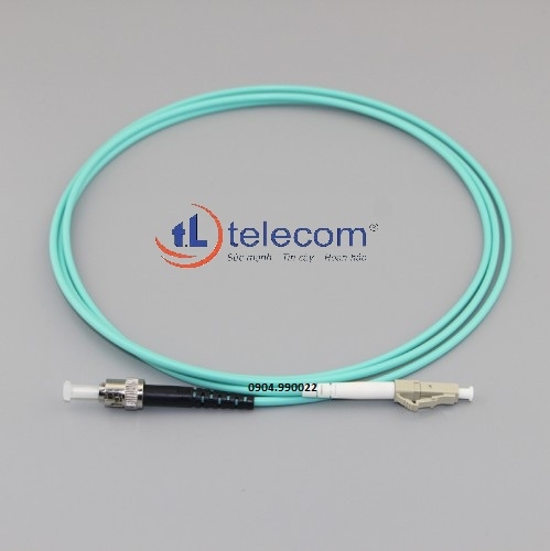 Dây cáp nhảy quang LC to ST, Multimode, Simplex OM3 tltelecom 9/125