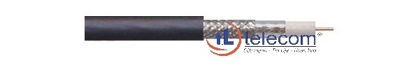 Cáp đồng trục-Coaxial cable Alantek RG-11 Tri-Shield with Messenger Part Number: 301-RG110M-3SBK-2223