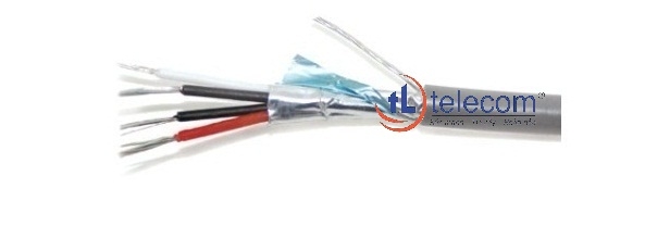 Cáp âm thanh/điều khiển Alantek 2-Pair 22AWG Shielded Twisted Cable Part Number: 301-CI9202-0500