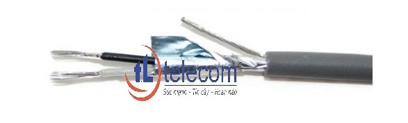 Cáp âm thanh/ điều khiển Alantek 1-Pair 20AWG Shielded Twisted Cable Part Number: 301-CI9301-0500