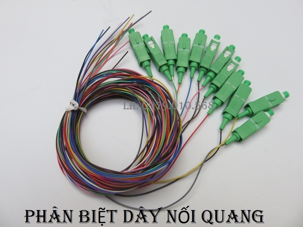 Phân biệt dây nối quang thông thường và dây hàn quang 12 mầu