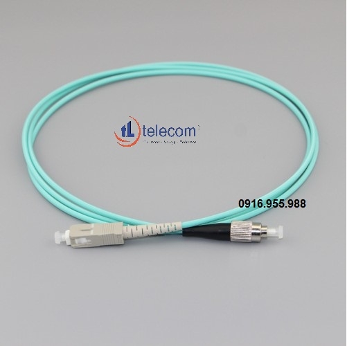 Dây nhảy quang patchcord SC-FC multimode Simplex OM3 dài 3m, 5m...