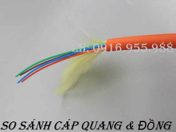 So sánh sự khác nhau giữa cáp quang và cáp đồng