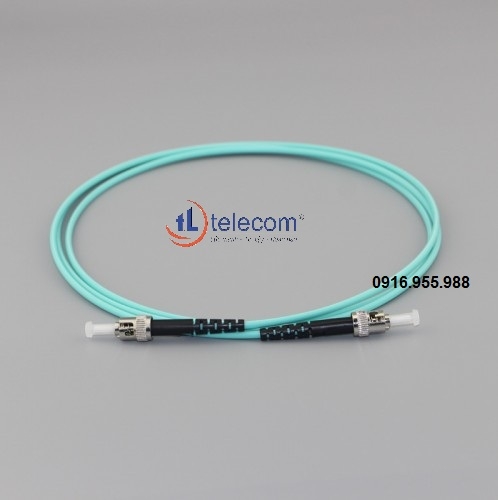 Dây cáp nhảy quang ST to ST, Multimode, Simplex OM3 tltelecom 9/125