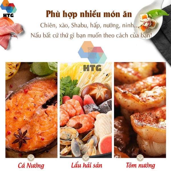 Bếp lẩu nướng 2 trong 1 thế hệ mới, nồi lẩu 2 ngăn tách rời - Top 10 Bếp lẩu nướng hai trong một chất lượng và tiện dụng nhất hiện nay 18