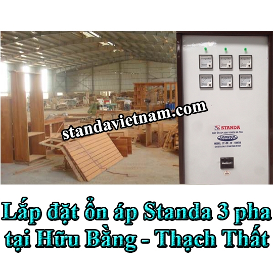 Lắp đặt ổn áp Standa 3 pha tại Xã Hữu Bằng