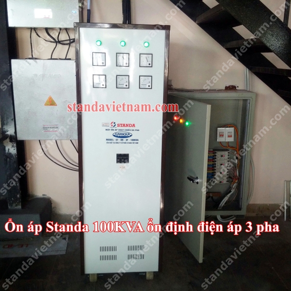 Điện 3 pha được ổn định bằng ổn áp Standa ba pha