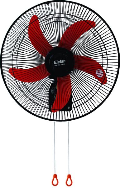 Quạt treo tường thân sắt cánh 40cm5 lá , 2 dây kéo T4005-2D