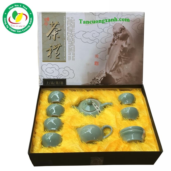 Ấm Chén Xanh Ngọc TCX 10