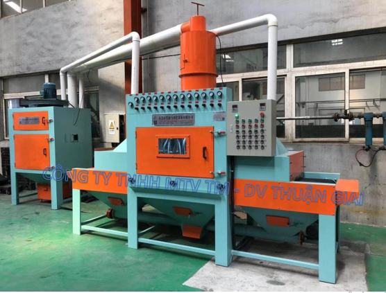 Máy Phun Cát Bàn Trượt