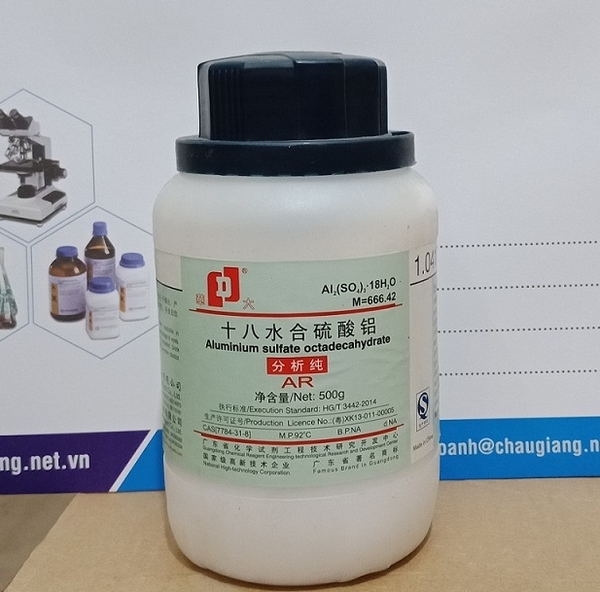 Aluminium sulfate octadecahydrate Al2(SO4)3.18H2O Thiết bị Hóa Chất