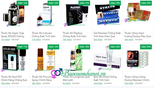 thuốc xịt chống xuất tinh sớm đại mỗ