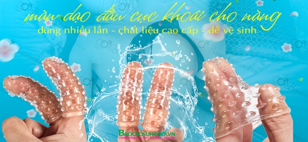 bao cao su đôn dên ngón tay hộp 2 chiếc giá rẻ