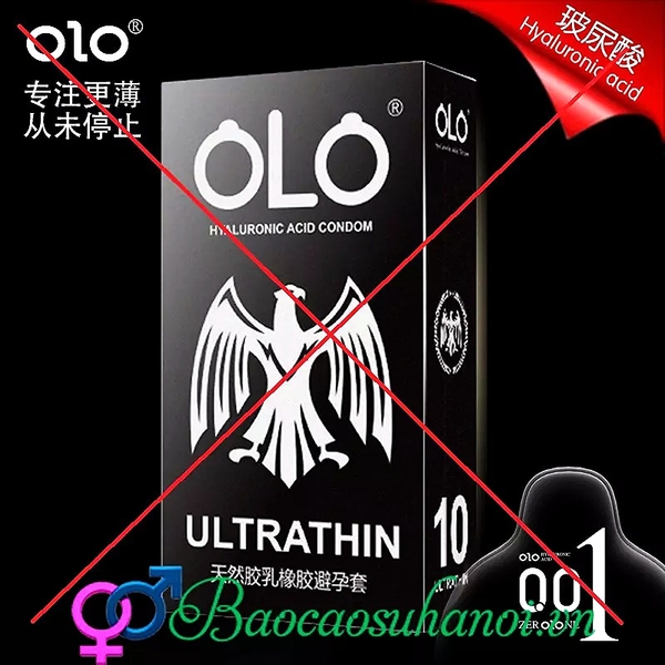 bao cao su olo ultrathin fake