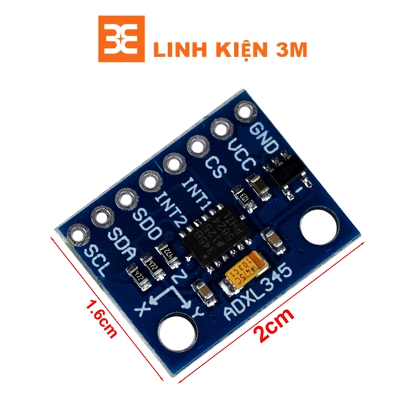 Module Cảm Biến Gia Tốc ADXL345 IIC/SPI | Linh Kiện Điện Tử 3M