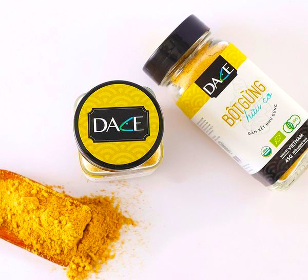 DACE Organic Ginger Powder 45g Glass Jar