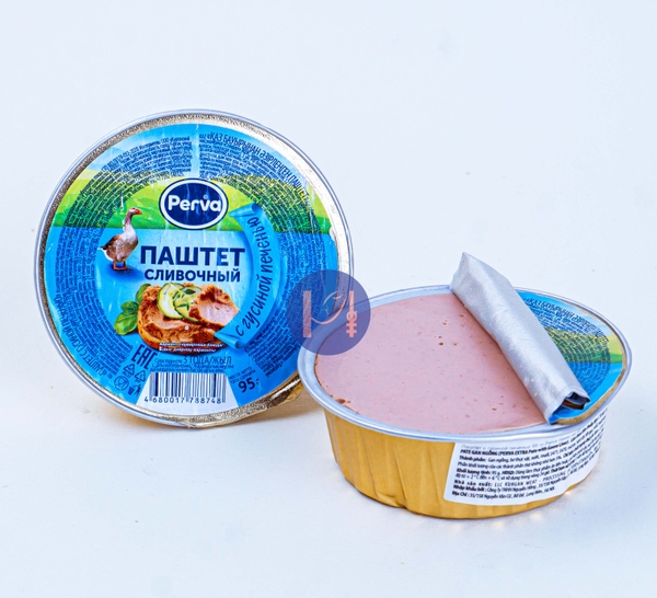 Russian Perva Extra Pâté with Goose Liver 95g (Aluminium Foil Container)