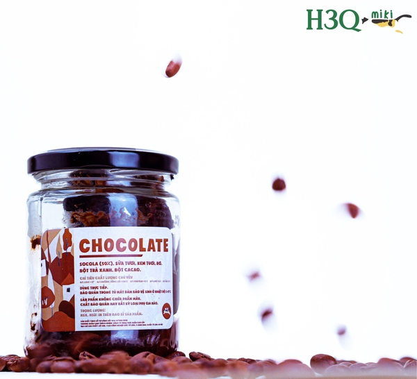 H3Q Miki Dark Nama Chocolate With Espresso Flavour (From New Zealand Dairy) 125g | 200g Jar