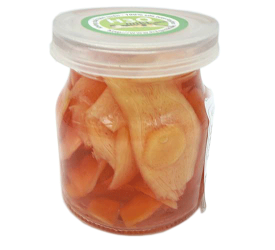 Pickled Ginger With Japanese Pink Vinegar (Gari) 50g Jar (For Sashimi)