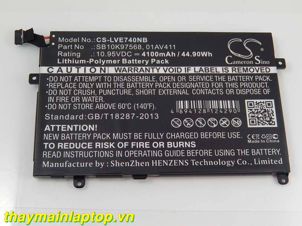 Thay pin laptop Lenovo Thinkpad E470