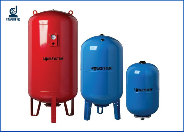 Bảng tra thể tích bình tích áp danh định bằng công suất làm việc