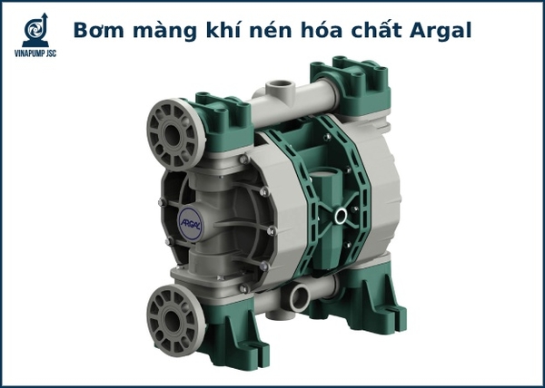 Báo giá máy bơm màng khí nén hóa chất Argal chính hãng