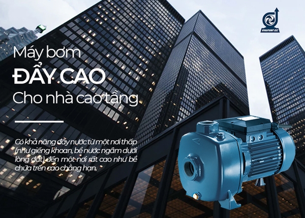 Máy bơm nước lên nhà cao tầng : Chọn máy tăng áp hay máy đẩy cao?