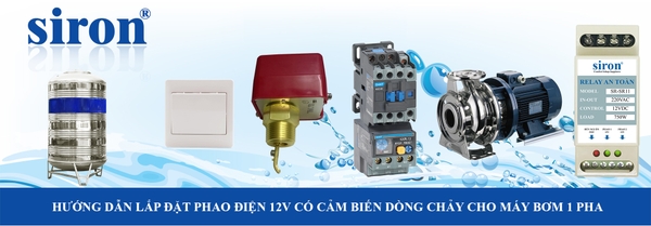 Cách lắp phao 12V cho tủ điện máy bơm nước 1 pha chống cạn chống tràn Cách lắp phao 12V cho tủ điện máy bơm nước 1 pha chống cạn chống tràn