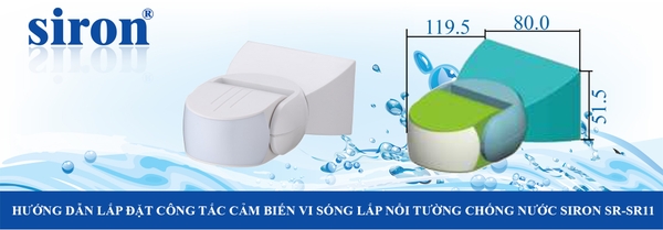 Hướng dẫn sử dụng công tắc cảm ứng rada vi sóng IP65 Siron SR-MS331 Hướng dẫn sử dụng công tắc cảm ứng rada vi sóng IP65 Siron SR-MS331