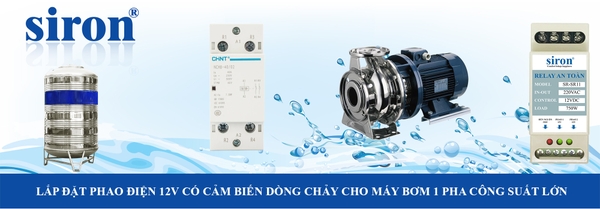 Cách lắp chống giật phao điện khởi động từ cho máy bơm công suất cao Cách lắp chống giật phao điện khởi động từ cho máy bơm công suất cao