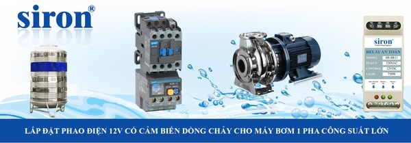Cách lắp relay an toàn phao điện chống cạn có khởi động từ rơ le nhiệt Cách lắp relay an toàn phao điện chống cạn có khởi động từ rơ le nhiệt
