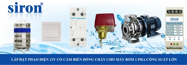 Cách lắp chống giật role phao điện 12V chống cạn máy bơm công suất lớn Cách lắp chống giật role phao điện 12V chống cạn máy bơm công suất lớn