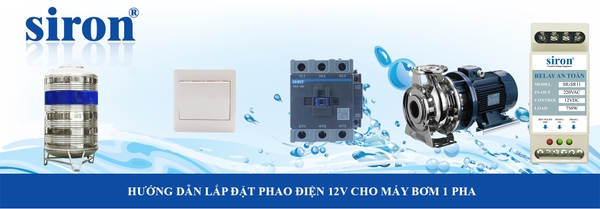 Cách lắp công tắc cưỡng bức relay phao điện 12v máy bơm công suất lớn Cách lắp công tắc cưỡng bức relay phao điện 12v máy bơm công suất lớn