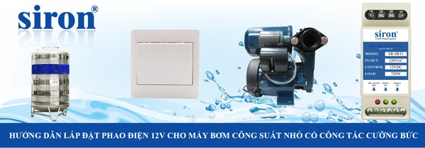 Cách lắp rơ le 12V công tắc cho máy bơm nước chống tràn và chống cạn Cách lắp rơ le 12V công tắc cho máy bơm nước chống tràn và chống cạn