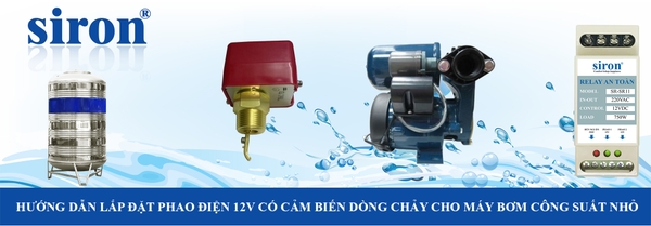 Cách lắp cảm biến dòng chảy chống cạn và chống tràn cho máy bơm nước Cách lắp cảm biến dòng chảy chống cạn và chống tràn cho máy bơm nước