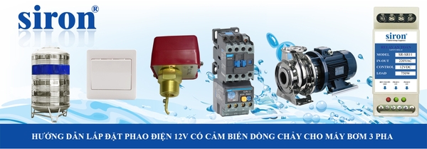 Bộ điều khiển phao điện an toàn 12V có cảm biến dòng chảy khởi động từ Bộ điều khiển phao điện an toàn 12V có cảm biến dòng chảy khởi động từ