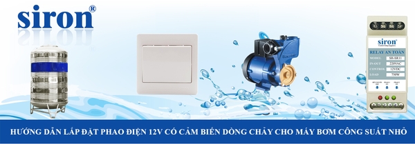 Cách lắp rơ le chuyển nguồn phao điện chống cạn có công tắc cưỡng bức Cách lắp rơ le chuyển nguồn phao điện chống cạn có công tắc cưỡng bức