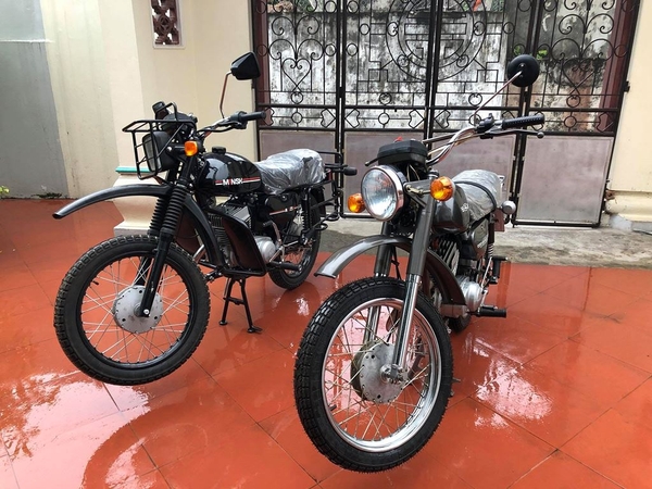 Thuê xe côn Minsk 1 cafe racer đi phượt