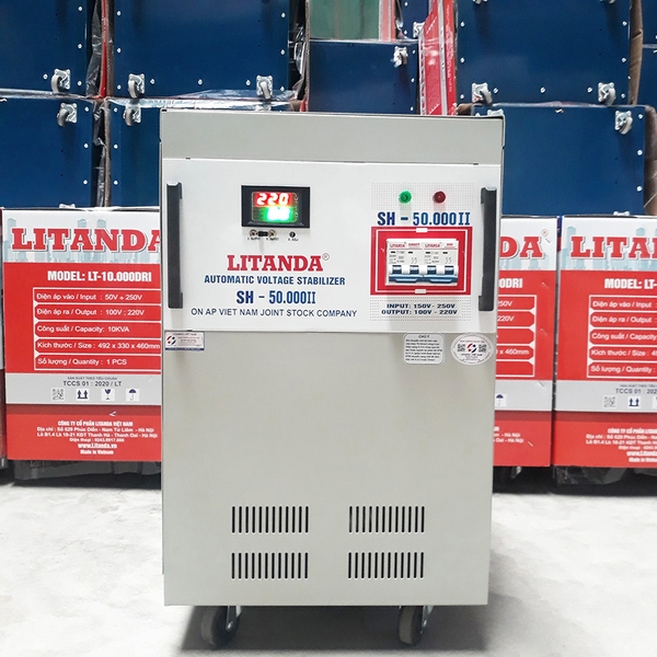 Ổn áp Lioa 50KVA tại Hà Nội, Sản xuất Ổn áp Lioa 50KVA