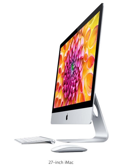 iMac 27inch MD096 (2012) / Core i7 3.4GHz / Ram 8GB / SSD 128GB +