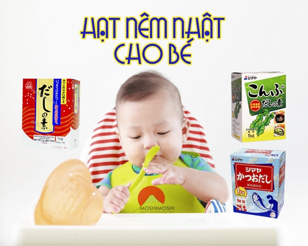 Hạt nêm Nhật an toàn, chất lượng cho bé sức khỏe tuyệt vời.