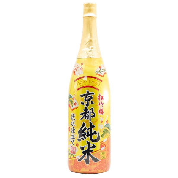 Nước ủ rượu Sake Shochikubai Fushimizujitate Kyoto Junmai 13-14%